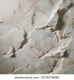 Cracked Stone Texture Background – Realistic Rugged Rock Surface with Natural Details | wallpaper, backdrop, poster, print, website, packaging, branding, 3D rendering, presentation, flyer