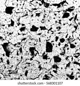 The cracked surface with different black holes