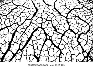 Superfície rachada, textura grunge, fundo branco, destruição