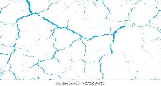  Textura agrietada: textura de pared blanca agrietada. Grietas superficiales y fisuras en el suelo. grieta pared blanca de hormigón. Textura agrietada del suelo transparente. Grietas y fisuras superficiales en el suelo.Eps 10