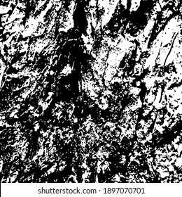 Cracked tree core. Design element. Background texture, vector illustration. 