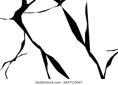 Diseño de ilustración de pared agrietada Vector.eps