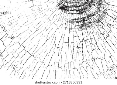 Cracked Wood Grain Vektor Textur Illustration