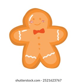 cracker cookies design de elemento. pão de gengibre