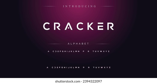 Cracker Elegant Font Uppercase Lowercase and Number. Diseños de moda mínimos con letras clásicas. Tipografía moderna de serif con el concepto de vintage decorativo regular. ilustración vectorial