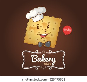 Cracker con ilustración de la cara feliz