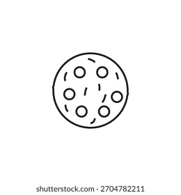 desenho de elemento de ilustração de ícone do cracker