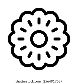 Cracker Icon Vector from Food and Drink Set