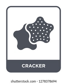 cracker icon vector on white background, cracker trendy filled icons from United states of america collection, cracker vector illustration