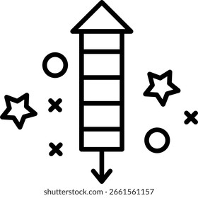 Diseño de ícono de Vector de línea de grietas