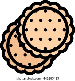 cracker outline icon
