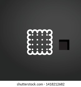 Cracker vector icon. Cracker concept stroke symbol design. Thin graphic elements vector illustration, outline pattern for your web site design, logo, UI. EPS 10.