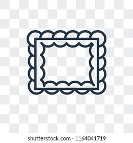 Cracker vector icon isolated on transparent background, Cracker logo concept