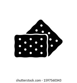 Crackers icon. Editable vector illustration symbol