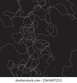 Abstract Texture of Cracks or Faults.Seamless Pattern of Broken Angular Lines IIsolated. Geometric Background, Craquelure Linear, Grunge Surface