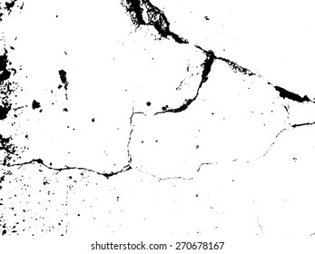 The Cracks Grunge Urban Background.Texture Vector.Dust Overlay Distress Grain ,Simply Place illustration over any Object to Create grungy Effect .abstract,splattered , dirty,poster for your design. 