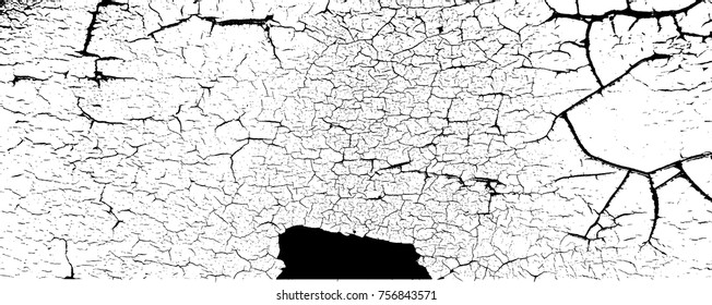 The Cracks Grunge Urban Background.Texture Vector.Dust Overlay Distress Grain ,Simply Place illustration over any Object to Create grungy Effect .abstract,splattered , dirty,poster for your design. 