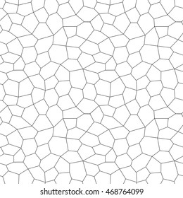 Cracks Pentagon Seamless Pattern.Vector Background