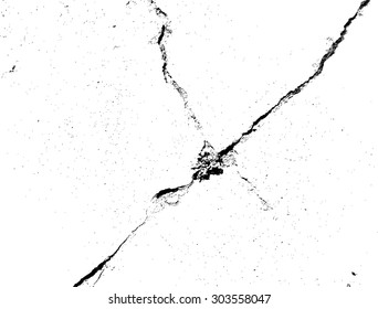 Cracks Splatter Paint Texture . Distress rough background . Scratch, Grain, Noise rectangle stamp . Black Spray Blot of Ink.Place illustration Over any Object to Create grunge Effect .abstract vector.