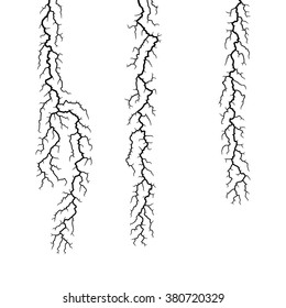 Cracks templates - vector illustration 