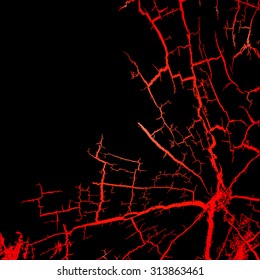 The Cracks Texture . Vector. eps 8