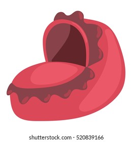 Cradle for baby icon. Cartoon illustration of cradle for baby vector icon for web design