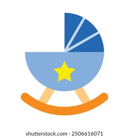 Cradle Flat Icon Design For Personal nad Commercial Use