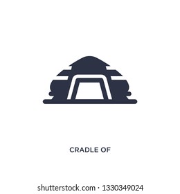 cradle of humankind icon. Simple element illustration from africa concept. cradle of humankind editable symbol design on white background. Can be use for web and mobile.