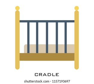 Cradle icon signs