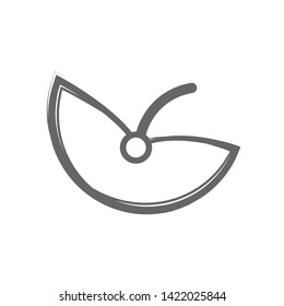Cradle icon. Thin line flat vector related icon for web and mobile applications. It can be used as - logo, pictogram, icon, infographic element. Vector Illustration