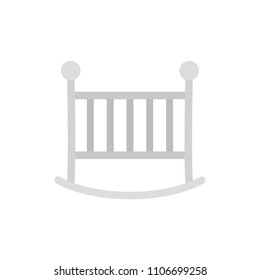 Cradle icon, vector illustration design. Baby collection.