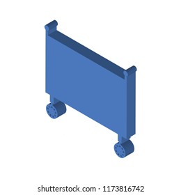 Cradle isometric left top view 3D icon
