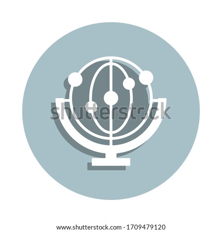Cradle, momentum badge icon. Simple glyph, flat vector of genetics and bioenginnering icons for ui and ux, website or mobile application