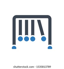 Cradle Newton Calm vector Icon