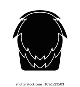 cradle of straw isolated icon