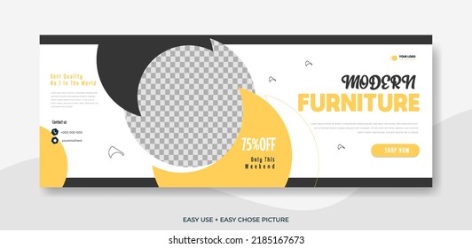 Craetive Furniture Web banner template
