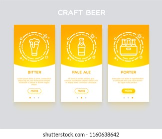 Craft beer, application onboarding.