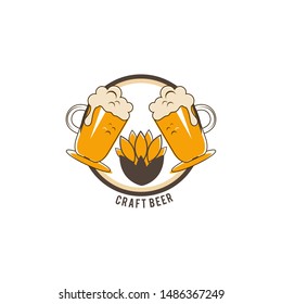 Craft Beer Logo Design Template
