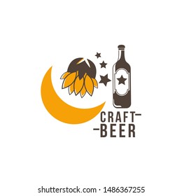 Craft Beer Logo Design Template
