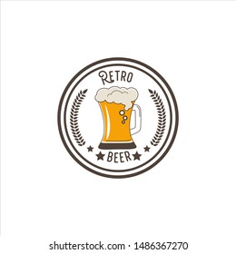 Craft Beer Logo Design Template