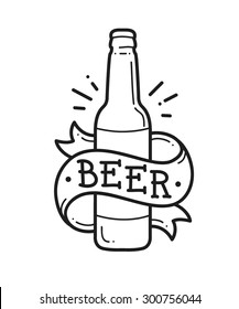 Craft beer logo. Vector illustration