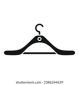 Craft clothes hanger icon simple vector. Tailor equipment. Clothes fashion