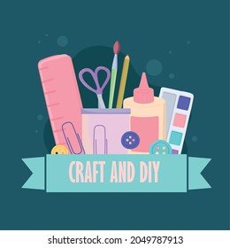 craft and diy tools poster