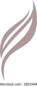 
craft feather one line logo