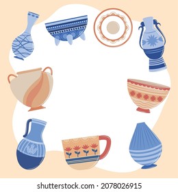 craft and handmade pottery icons