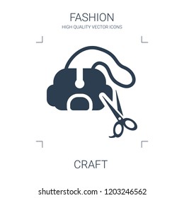 craft icon. high quality filled craft icon on white background. from fashion collection flat trendy vector craft symbol. use for web and mobile