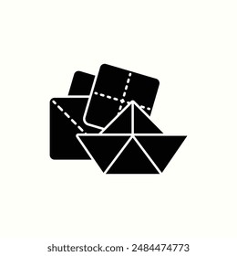 craft icon, isolated glyph icon theme back to school