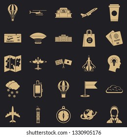 Craft icons set. Simple set of 25 craft vector icons for web for any design