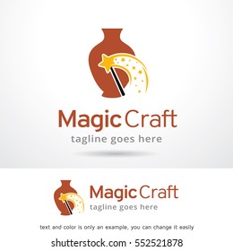 Craft Logo Template Design Vector/ Art Logo/ Icon Design