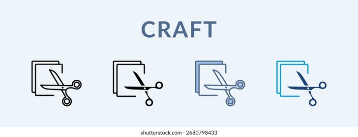 Craft Multiple Style Icon Collection